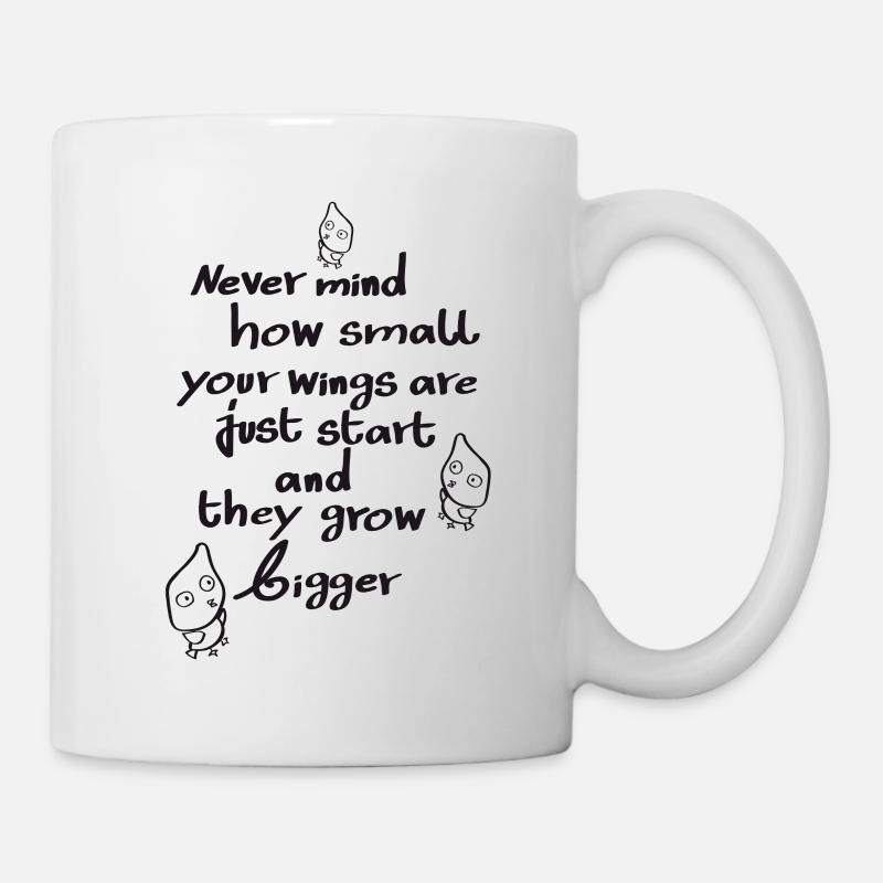 3 owls a saying - Mug - white