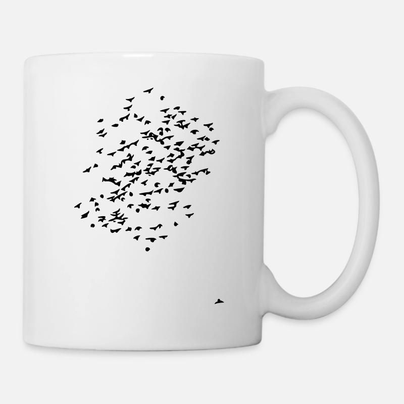 flock of birds - Mug - white