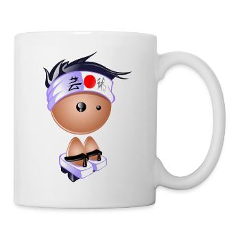 Japonais traditionnel.png - Mug blanc - blanc - Droite