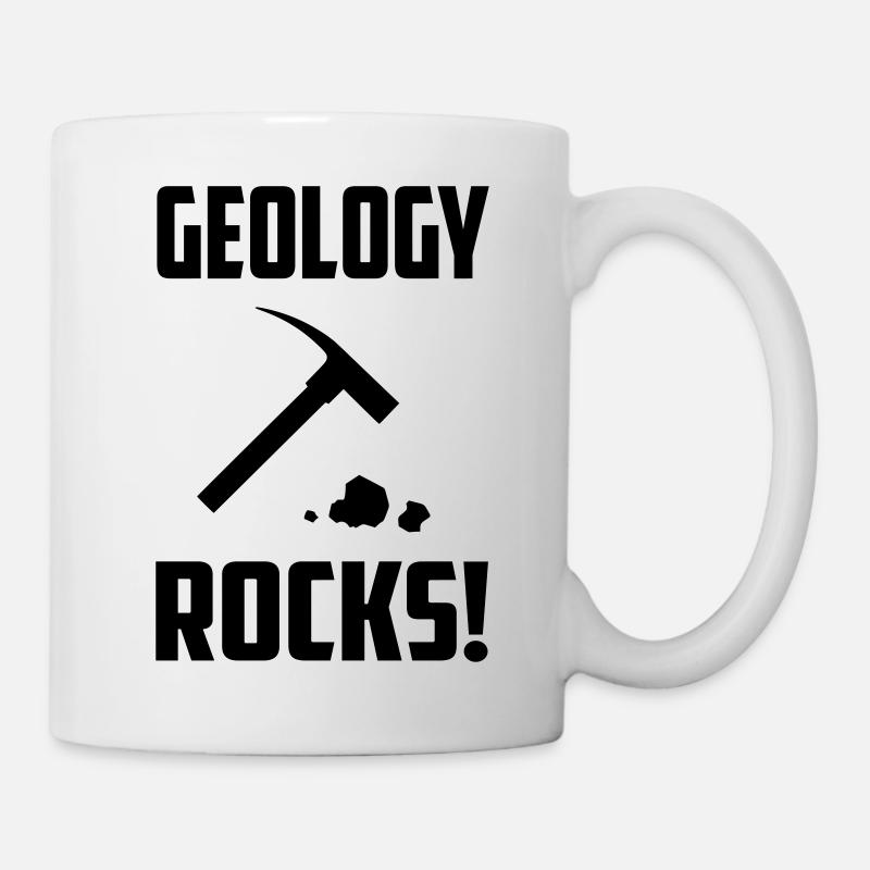 geology rocks - Mug - white