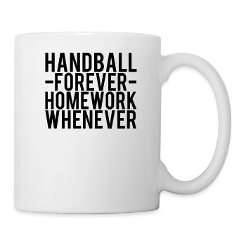 Handball - Tasse - Weiß - Rechts