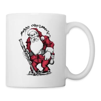 Weihmachtsmann - Mug blanc - blanc - Droite