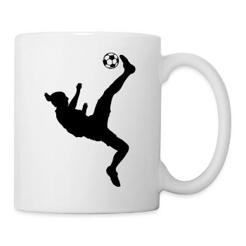 Ibra foot retournée acrobatique - Mug blanc - blanc - Droite