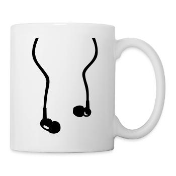 Headphones - Mug - white - Right