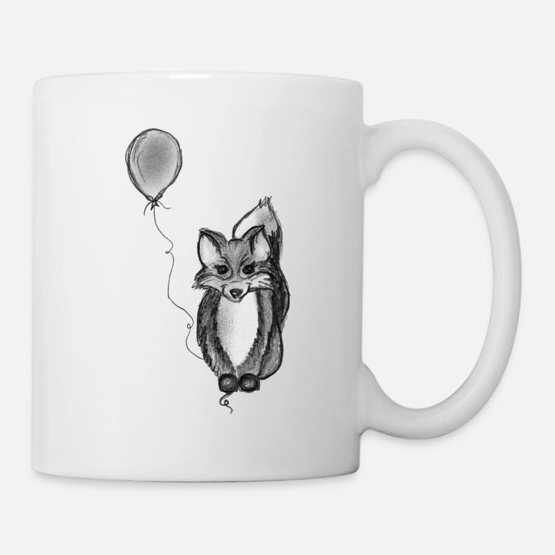 Fuchs - Tasse - Weiß