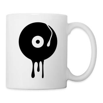 DJ Turntables Turntable record vinyl - Mug - white - Right