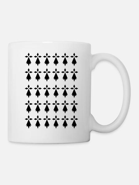 Hermine Britannien Flagge Breton - Tasse - Weiß