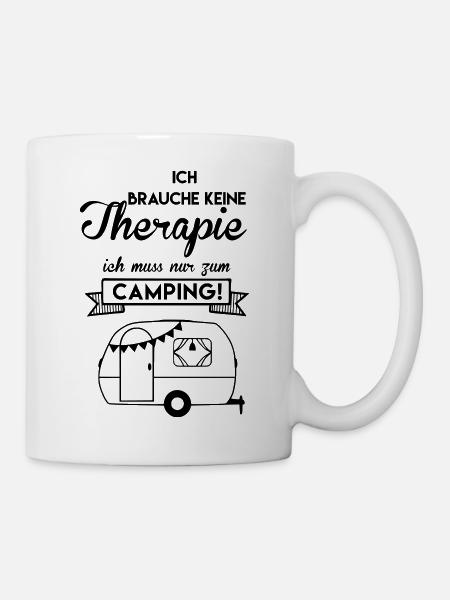 Camper Therapie - Tasse - Weiß