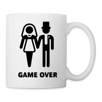 Game Over (Hochzeit) - Tasse - Weiß - Rechts
