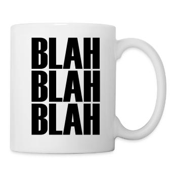 bla bla bla POP - Mug blanc - blanc - Droite