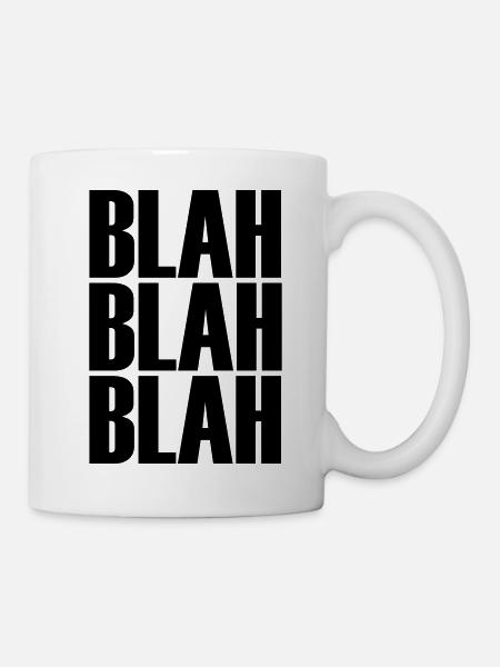 bla bla bla POP - Mug blanc - blanc