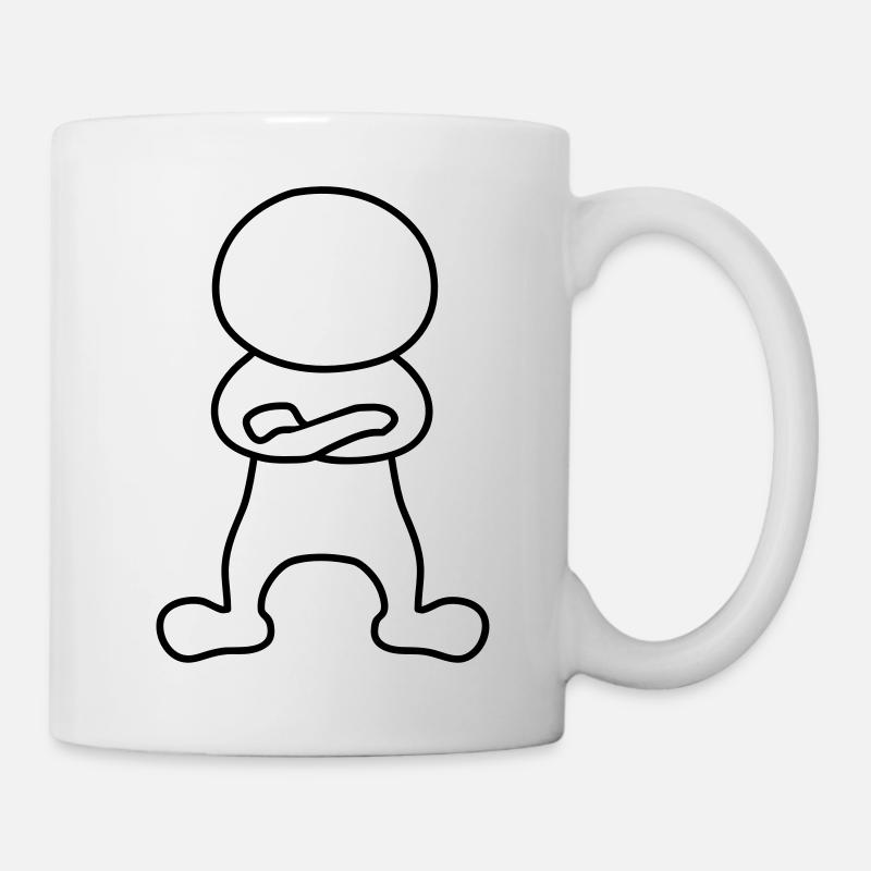 Cool Man - Tasse - Weiß