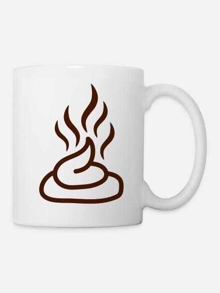 Shit - Tasse - Weiß