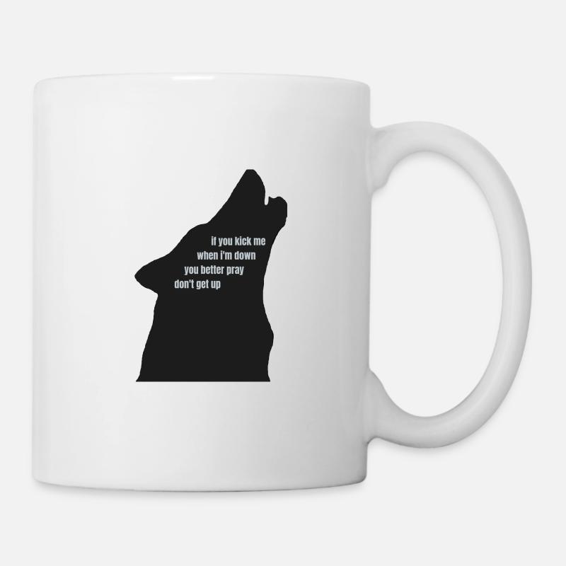 Wolf with spell - Mug - white