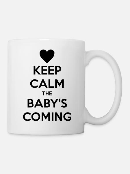 keep calm baby - Mug - white