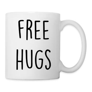Câlins gratuits - Mug blanc - blanc - Droite