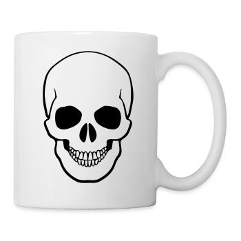 skull - Tasse - Weiß - Rechts