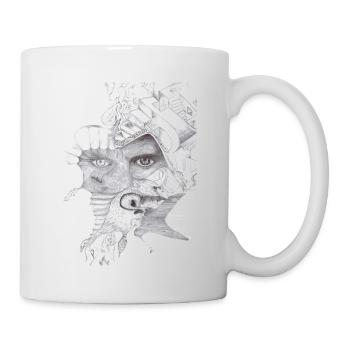 Poster 1 - Mug blanc - blanc - Droite