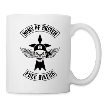 breizh bikers 02 - Mug blanc - blanc - Droite