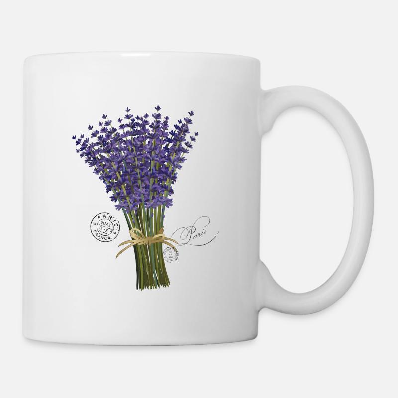 lavande - Mug blanc - blanc
