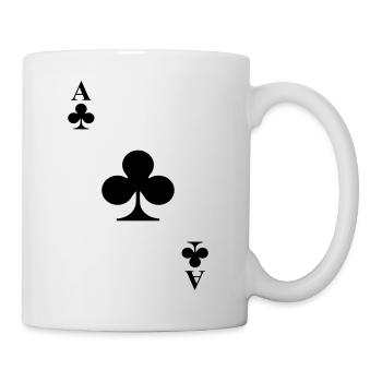 Karten - Tasse - Weiß - Rechts