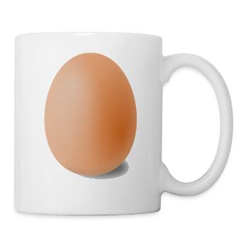 Beautiful egg - Mug - white - Right