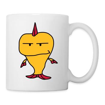 Punk Fish - Tasse - Weiß - Rechts