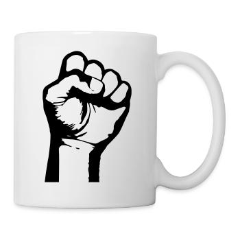 poing - Mug blanc - blanc - Droite
