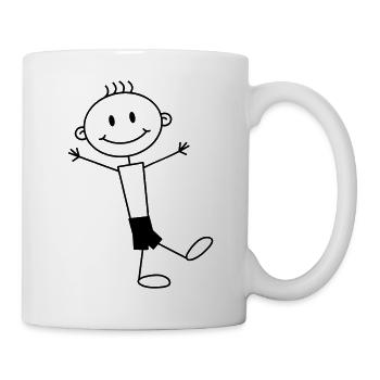 Cute Happy Boy - Mug blanc - blanc - Droite