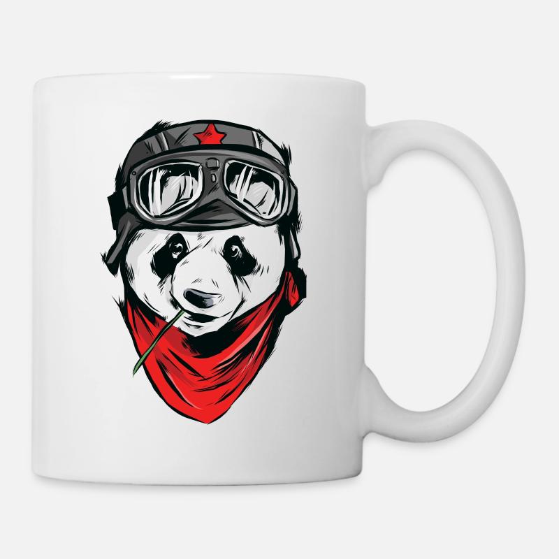 Panda pilot - Mug - white