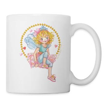 Prinzessin Lillifee sitzend - Tasse - Weiß - Rechts