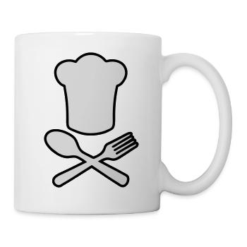 chef cuisinier - Mug blanc - blanc - Droite