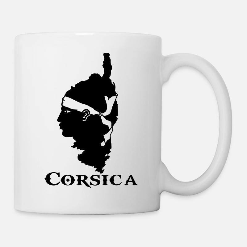 corsica tete maure corse insula bella - Mug - white