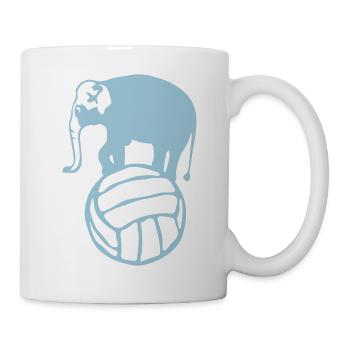 volleyball elephant ballon volley waterpolo - Mug blanc - blanc - Droite