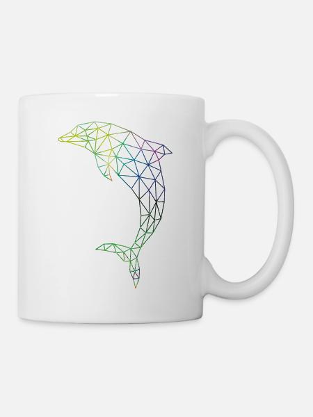 Delfin - Tasse - Weiß