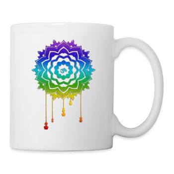 Chakra Mandala Om - Mug - white - Right