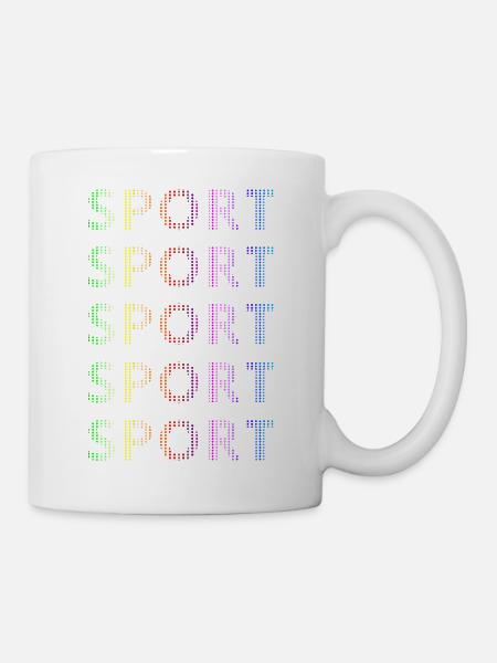SPORT SPORT SPORT SPORT SPORT - Mug - white