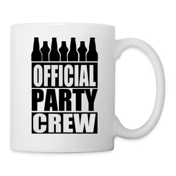 Official Party Crew - Tasse - Weiß - Rechts