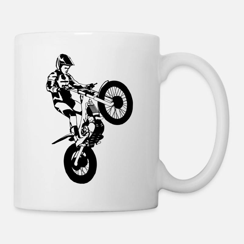 Trial - Moto Trial - Motorcycle Trial - Mug - white