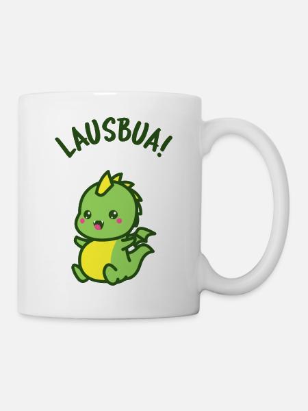 Lausbua - Tasse - Weiß