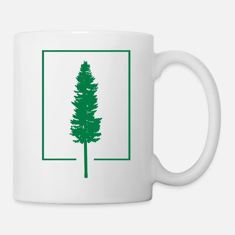 Tree in the box - Tasse - Weiß