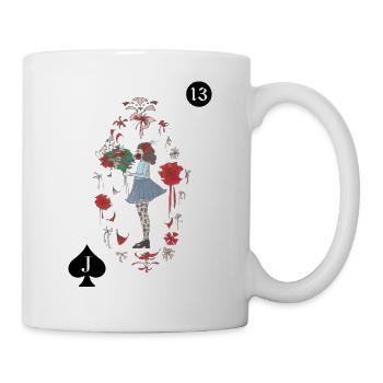 CHILD IN THE BLOOMING LENORMAND | 13 for new beginnings - Mug - white - Right