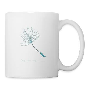 Trust your wish turquoise - Mug - white - Right