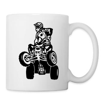 quad - Tasse - Weiß - Rechts