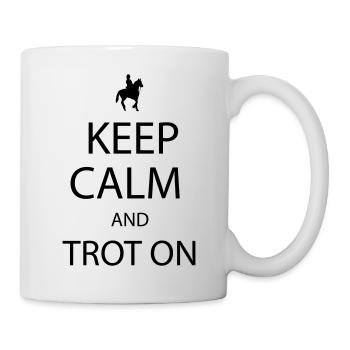 Trot On - Tasse - Weiß - Rechts