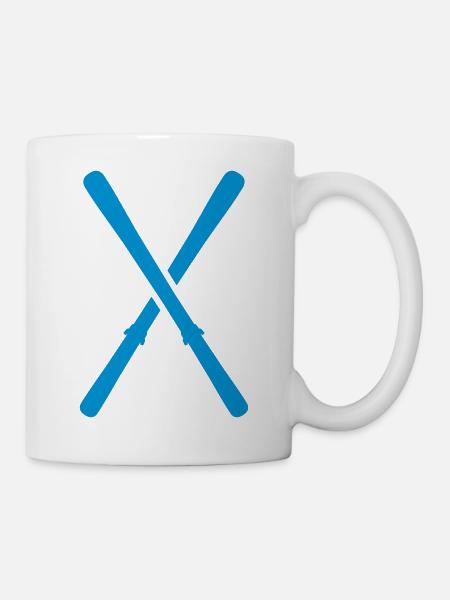 Ski - Tasse - Weiß