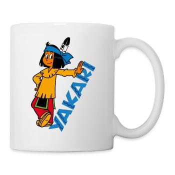 Yakari lächelnd - Tasse - Weiß - Rechts