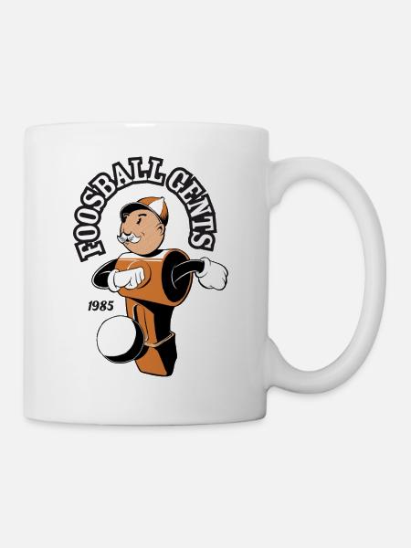 Tischfussball - Tasse - Weiß