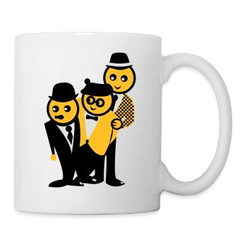 Egon, Kjeld und Benny - Tasse - Weiß - Rechts