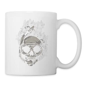 Taucher - Tasse - Weiß - Rechts